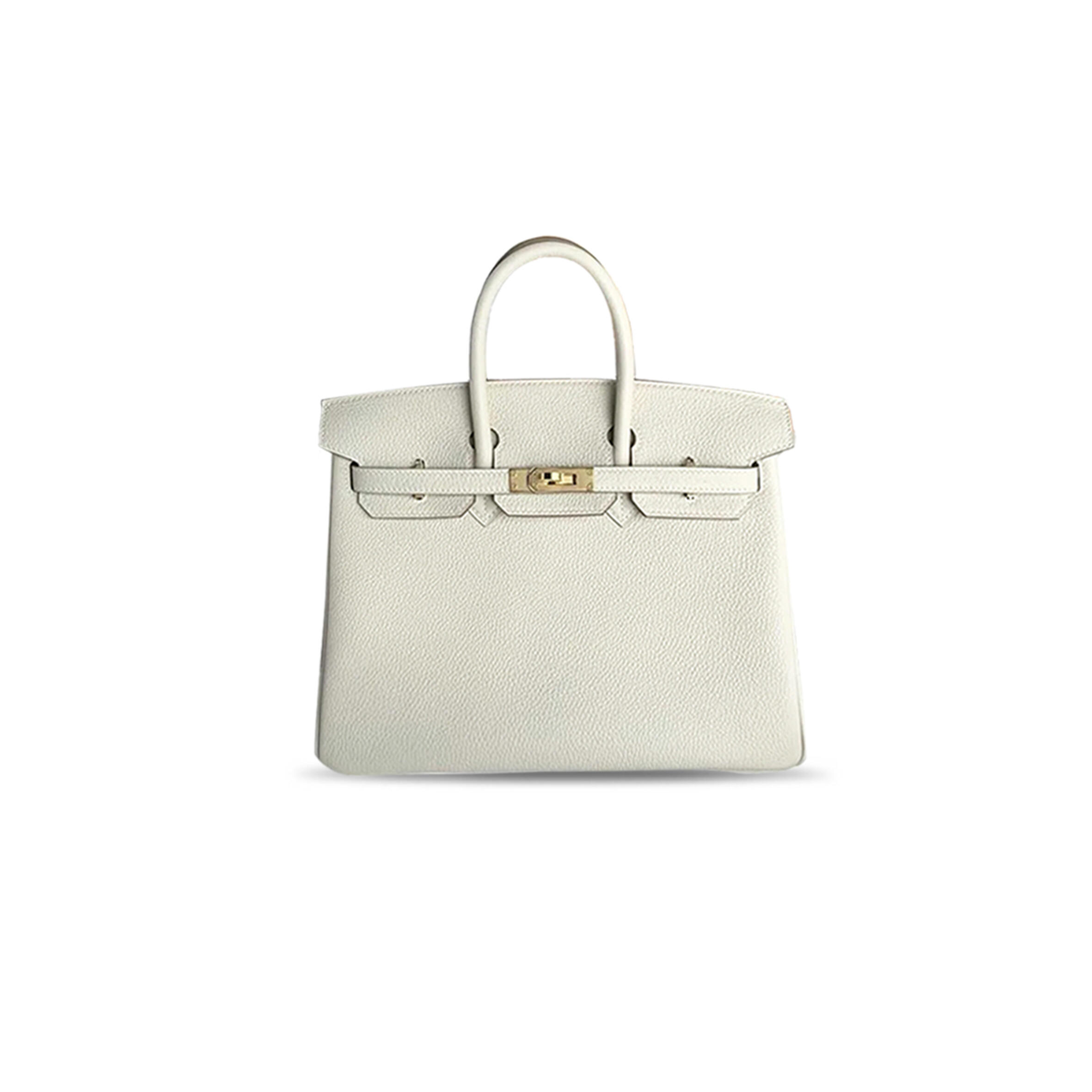 HERMÈS BIRKIN 30 CRAIE WHITE BEIGE TOGO LEATHER GOLD HARDWARE HANDBAG 326871 (30*23*15cm)